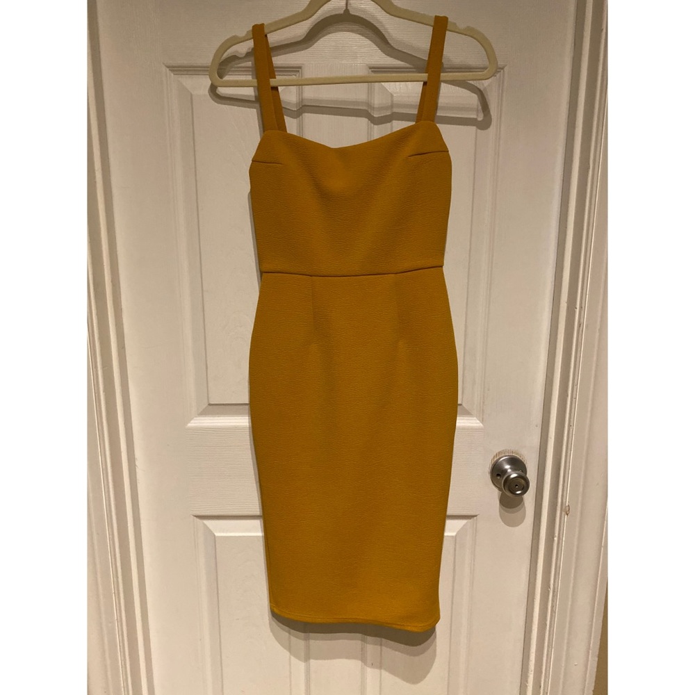 Selfie Leslie Gold Bodycon Dress